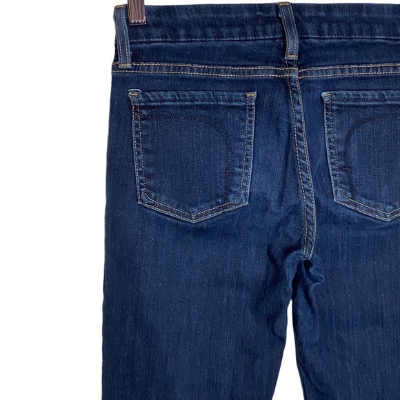 Fidelity Denim Rev Mid Rise Straight Leg Stretch Jeans Denim Dark Blue Wash 25 - Picture 10 of 15